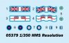 Trumpeter 05379 HMS Resolution 1/350